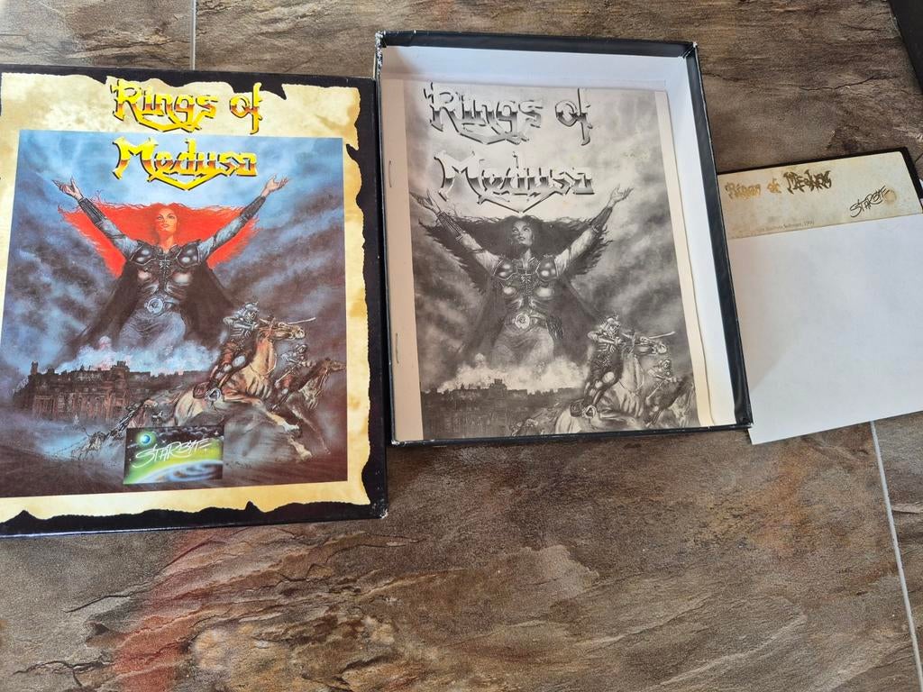 Commodore 64 C64 Origineel Disk Spel - Rings of Medusa, 1 speler, Ophalen of Verzenden, Gebruikt, Role Playing Game (Rpg)