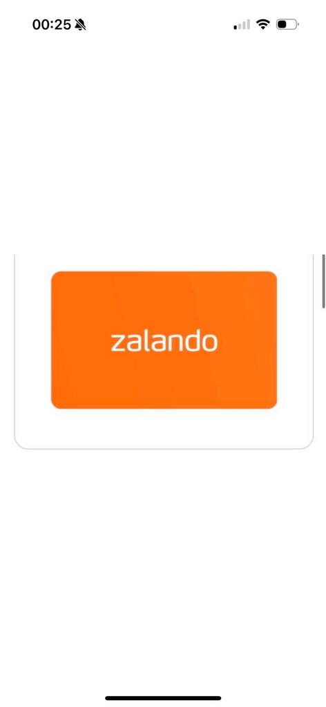 Zalando cadeaukaart €150, Eén persoon, Cadeaubon, Warenhuis- of Winkelbon