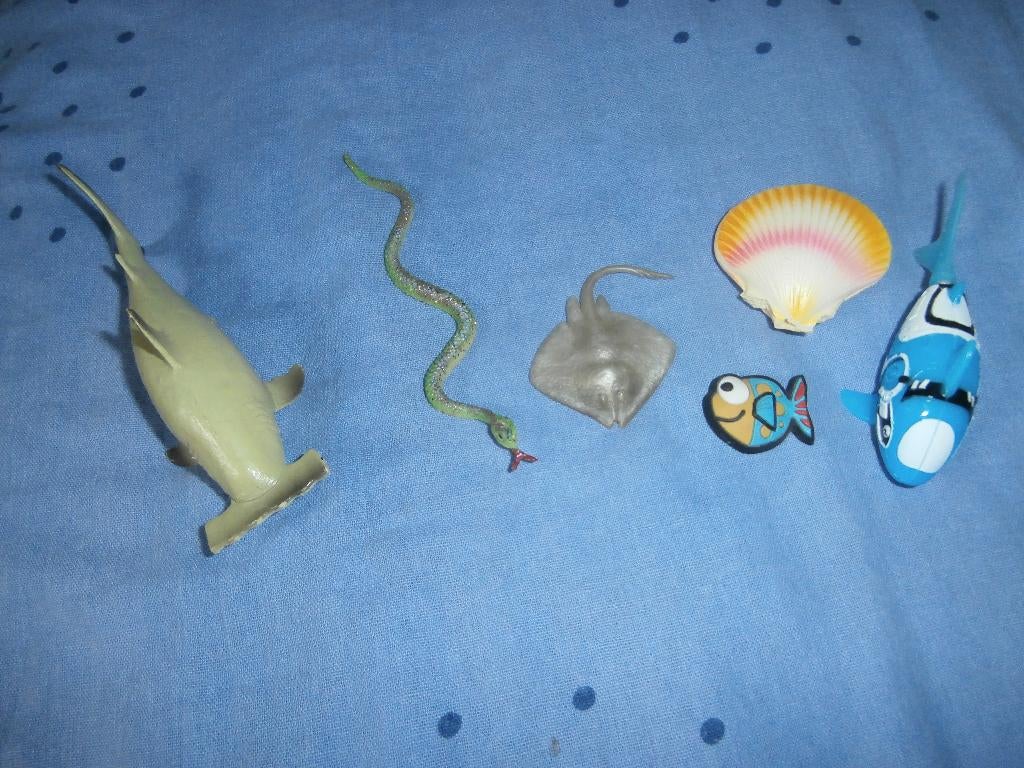 Speelgoed robot vis en schelp en robo fish (deze is kapot), Ophalen of Verzenden, Gebruikt, Jongen of Meisje