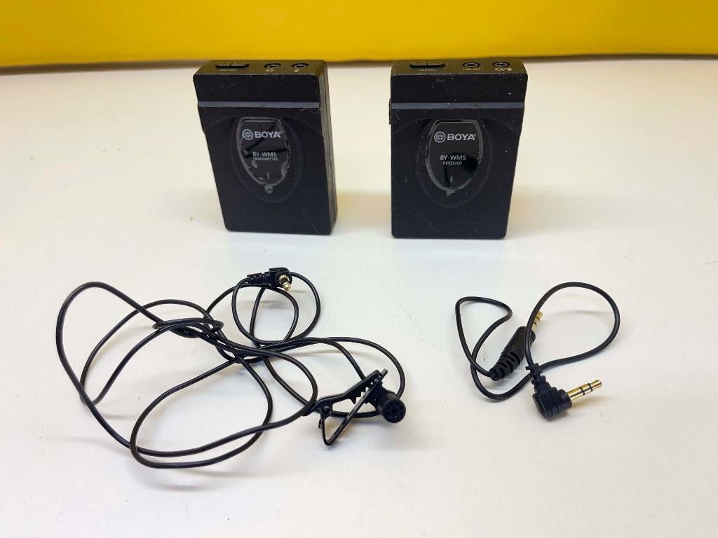BOYA BY-WM5 verzender+ontvanger&Lavalier Set, N, Overige typen, Ophalen of Verzenden, Boya