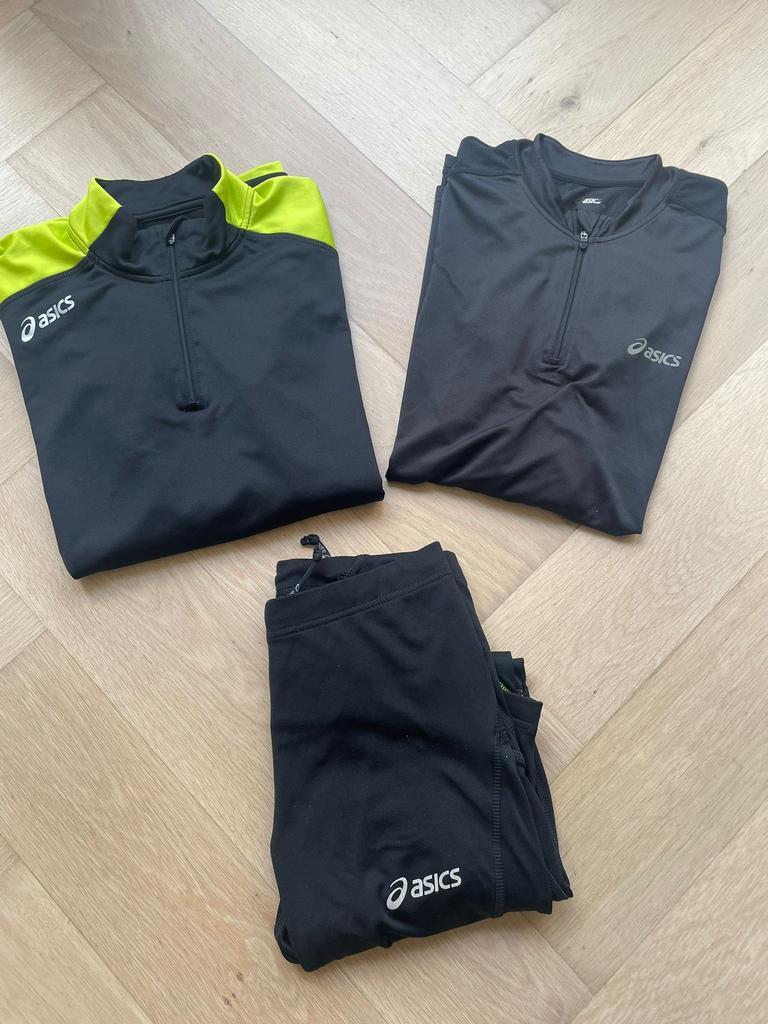 Asics hardloopoutfit, Ophalen of Verzenden, Zo goed als nieuw, Kleding, Hardlopen