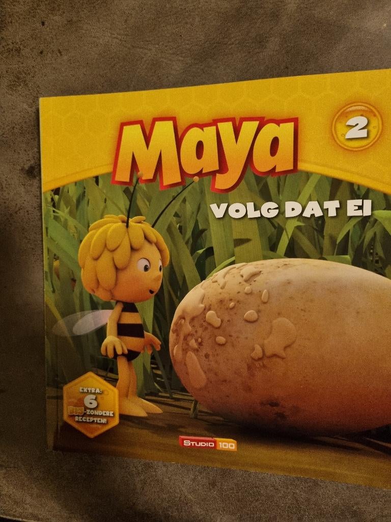 Maya de Bij.  volg dat ei, Boeken, Kinderboeken | Kleuters, Studio 100, Fictie algemeen, Jongen of Meisje, Nieuw