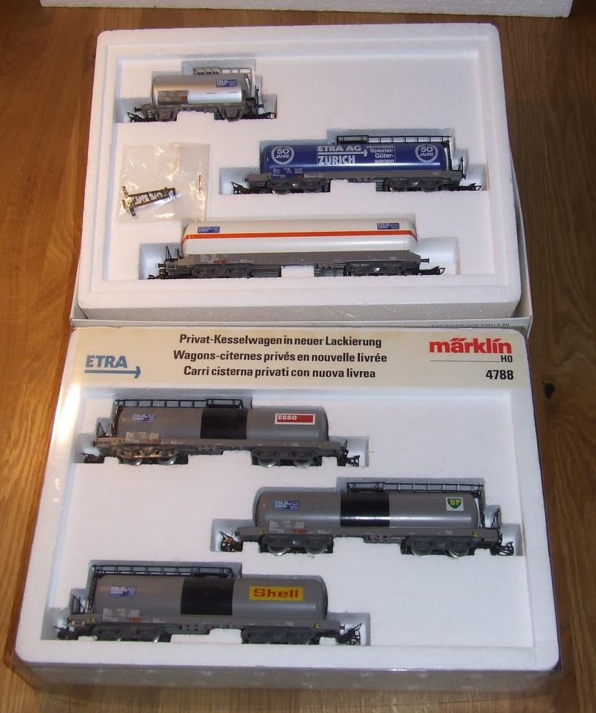 Marklin wagonset 4787 4788, Hobby en Vrije tijd, Modeltreinen | H0, Nieuw, Treinset, Wisselstroom, Märklin, Analoog, Ophalen of Verzenden