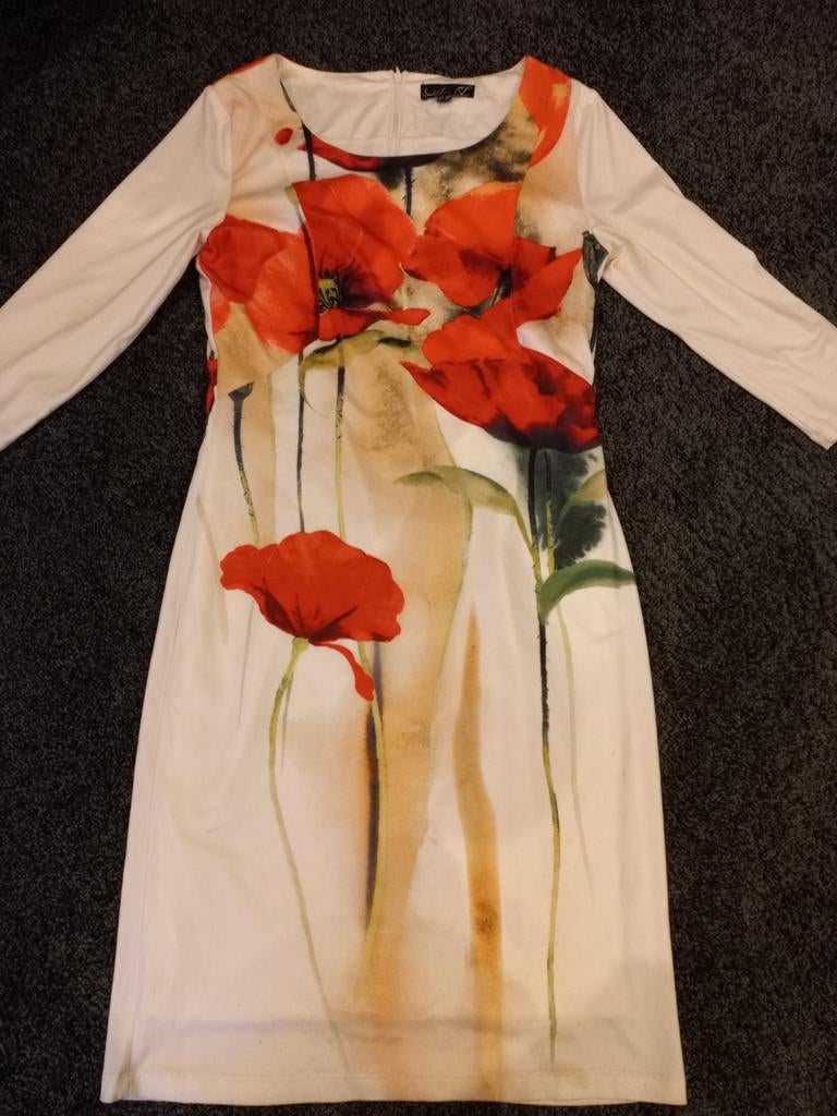 Prachtige jurk, Ophalen of Verzenden, Zo goed als nieuw, Maat 36 (S), Onder de knie