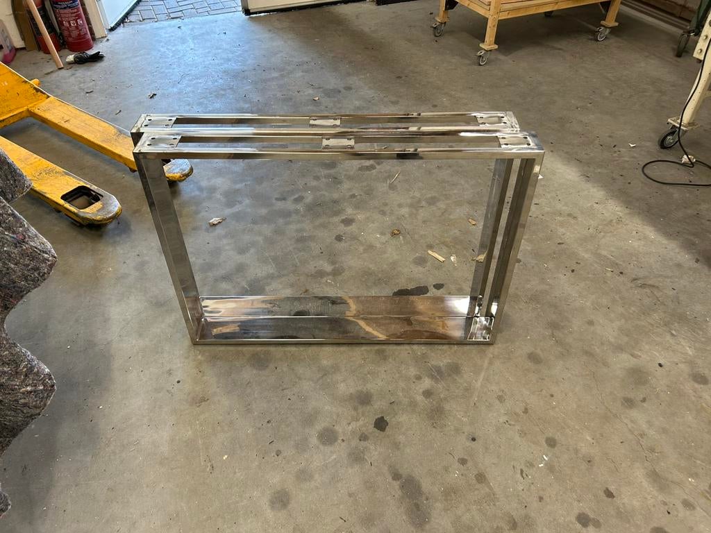 Te koop prachtige set nieuwe tafel poten., Overige materialen, Rechthoekig, Nieuw, 200 cm of meer