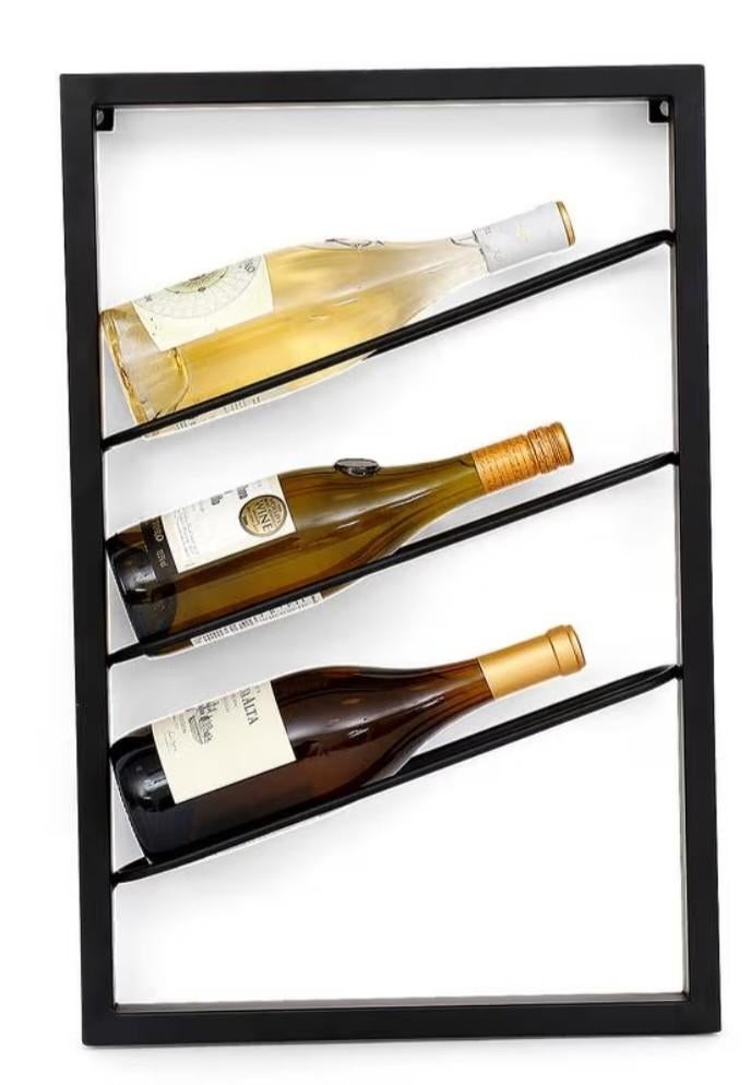 Metalen Wijnrek, Ophalen of Verzenden, Zo goed als nieuw