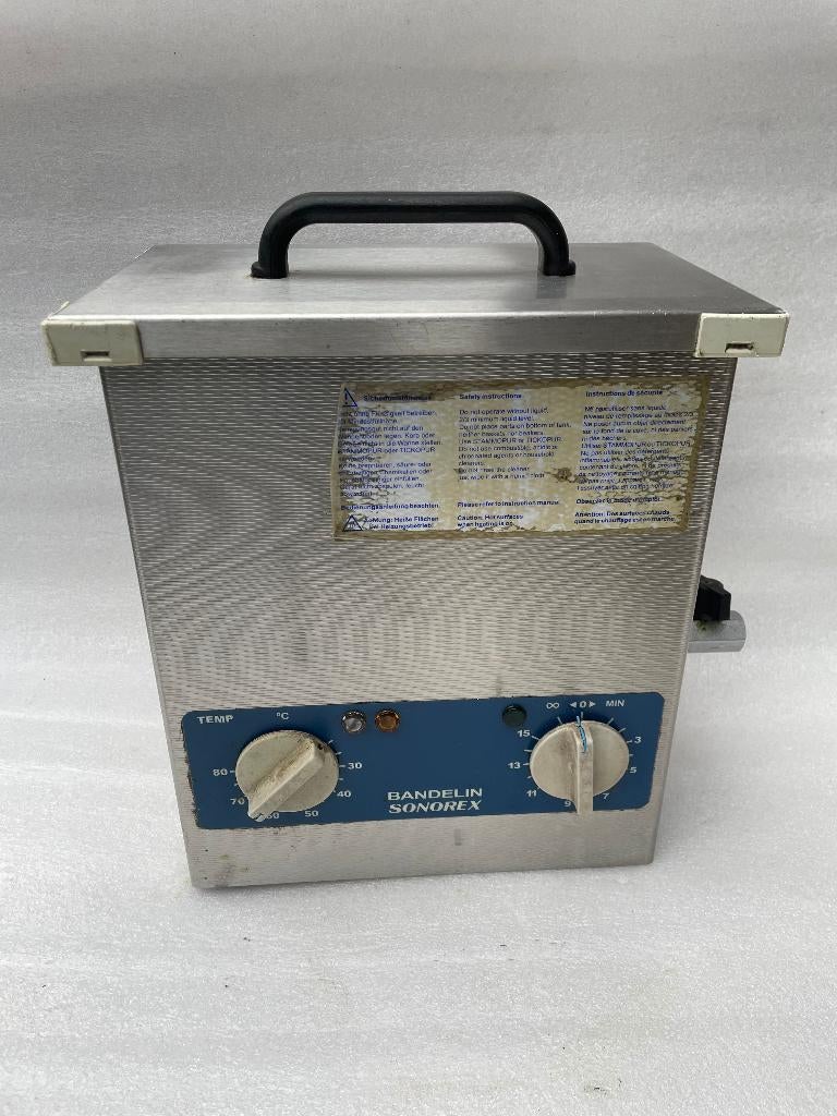 Bandelin SONOREX Reiniger voor de horlogemaker, Ophalen