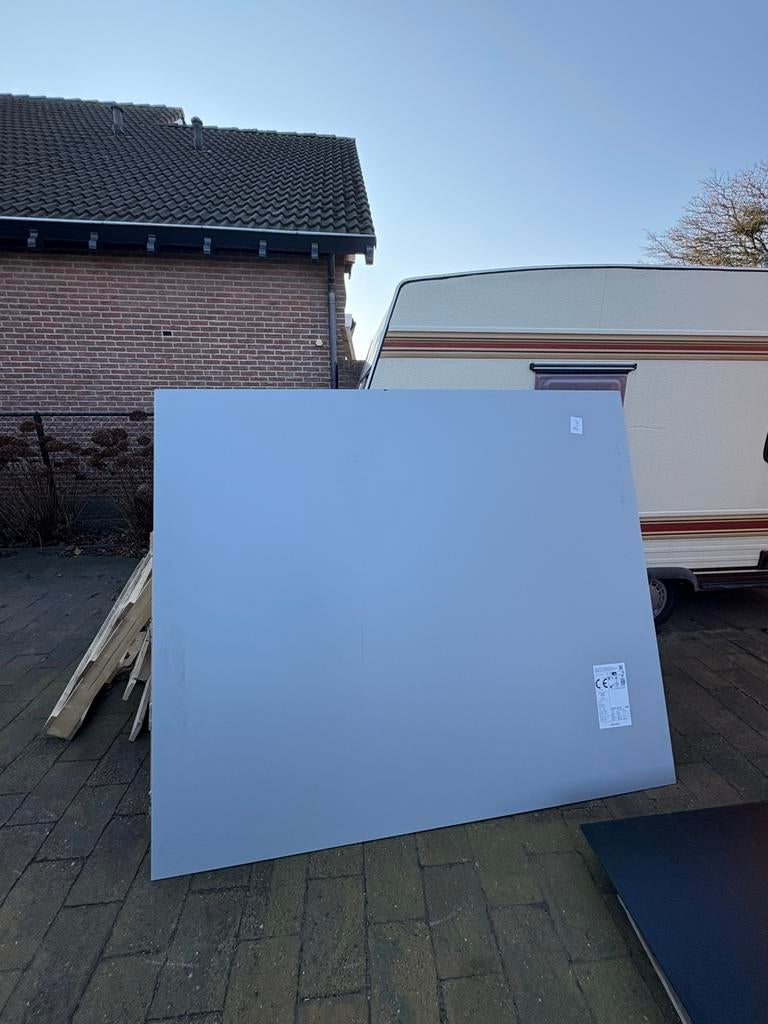 Trespa platen zilver grijs te koop!, Ophalen, Zo goed als nieuw, Overige materialen, Minder dan 20 mm