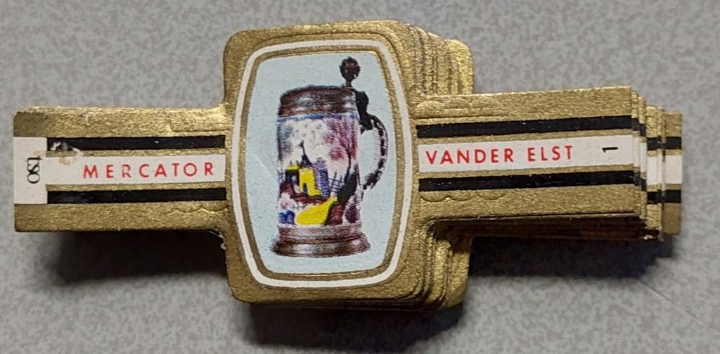 Sigarenbandjes, Verzamelen, Ophalen of Verzenden, Gebruikt, Sigarenbandjes