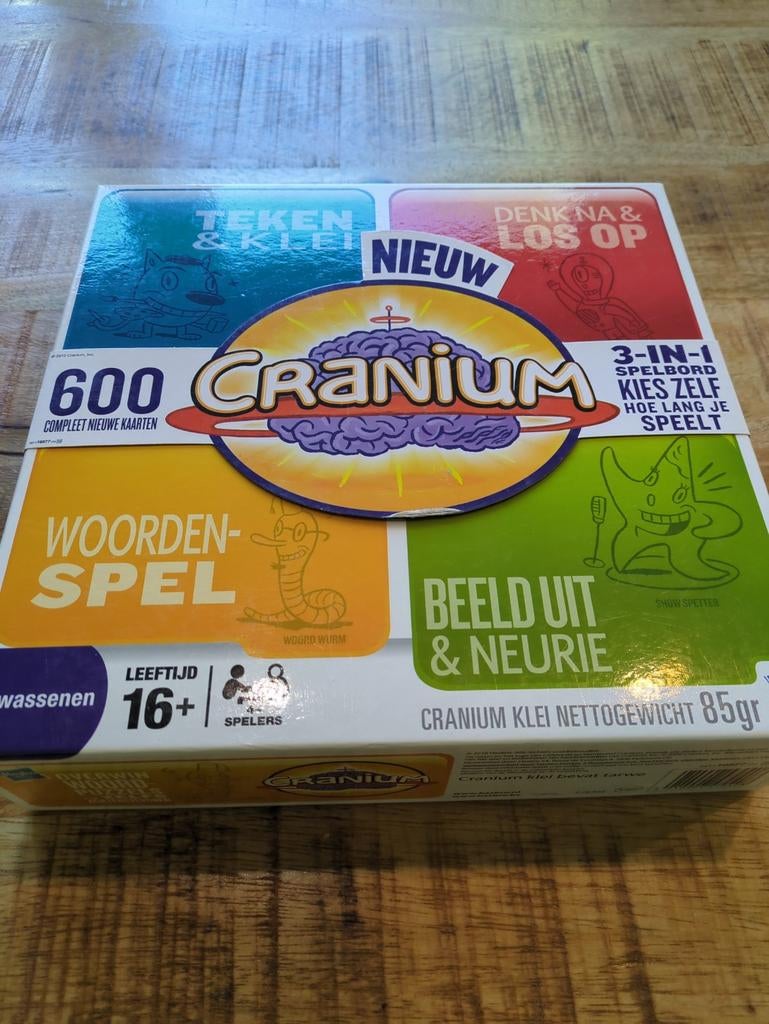 Cranium bordspel Hasbro (1x gebruikt), Hobby en Vrije tijd, Gezelschapsspellen | Bordspellen, Vijf spelers of meer, Ophalen of Verzenden
