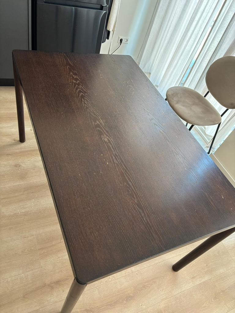 Houten tafel GRATIS OPHALEN VOOR 2 MEI!!, Ophalen, 100 tot 150 cm, 50 tot 100 cm, Zo goed als nieuw