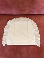 Brocant baby sloopje met bloemenrand (251022), Gebruikt, Jongetje of Meisje, Wit, Dekbedovertrek