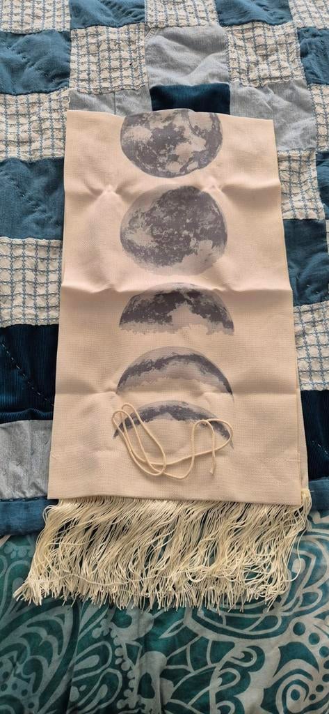 Maan Fases Banner, Ophalen of Verzenden, Nieuw, Wit