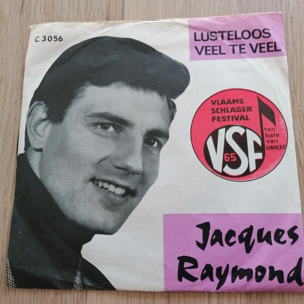 Jacques Raymond /lusteloos, Ophalen of Verzenden, Gebruikt, Overige formaten, Levenslied of Smartlap