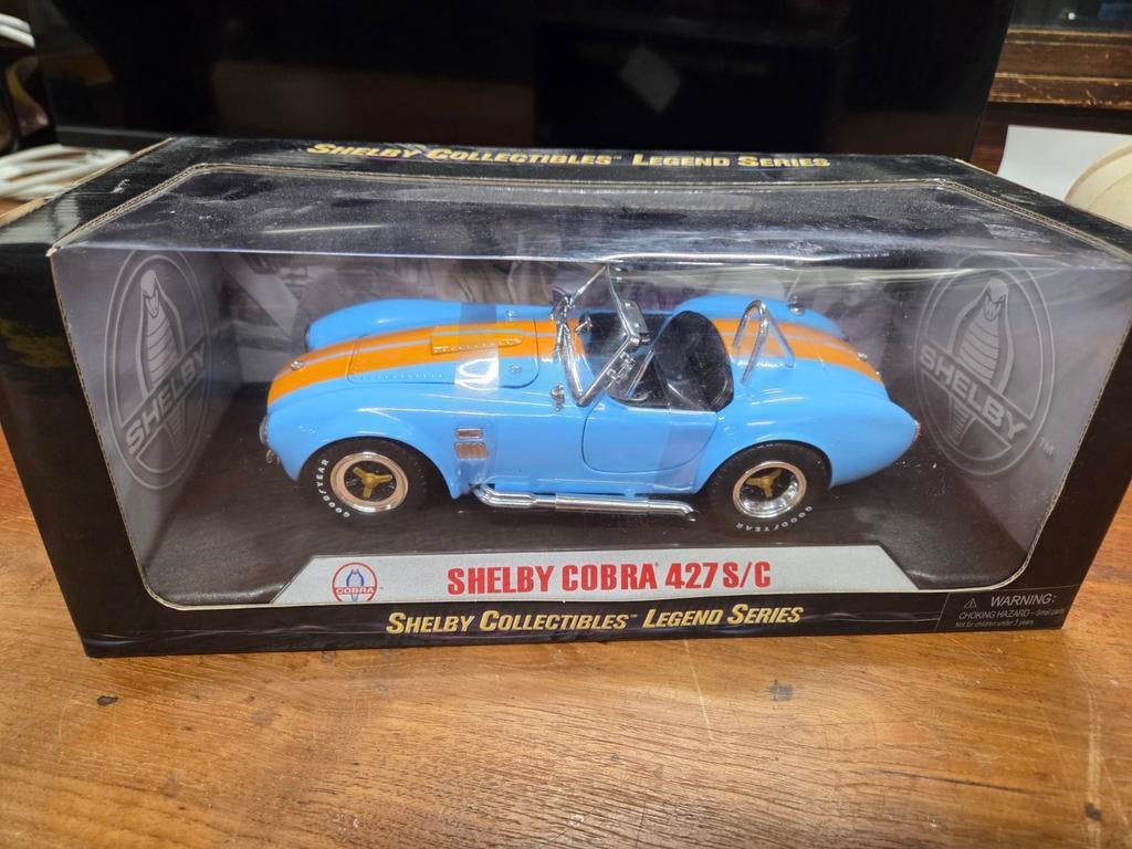 Shelby Cobra 427 S/C legend series 1:18, Overige merken, Auto, ., Ophalen of Verzenden