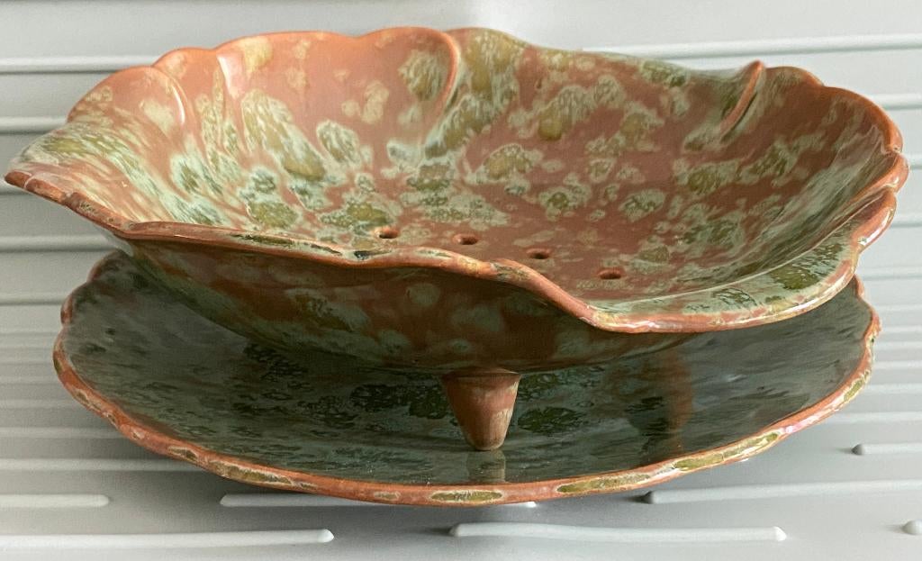 Vintage Fruittest golvend en geglazuurd, Ophalen