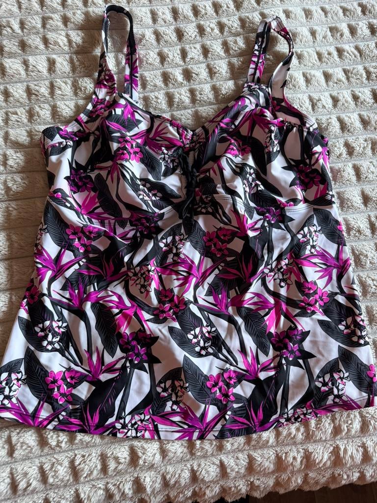 Tankini top, Ophalen of Verzenden, Zo goed als nieuw, Zwart, Overige typen