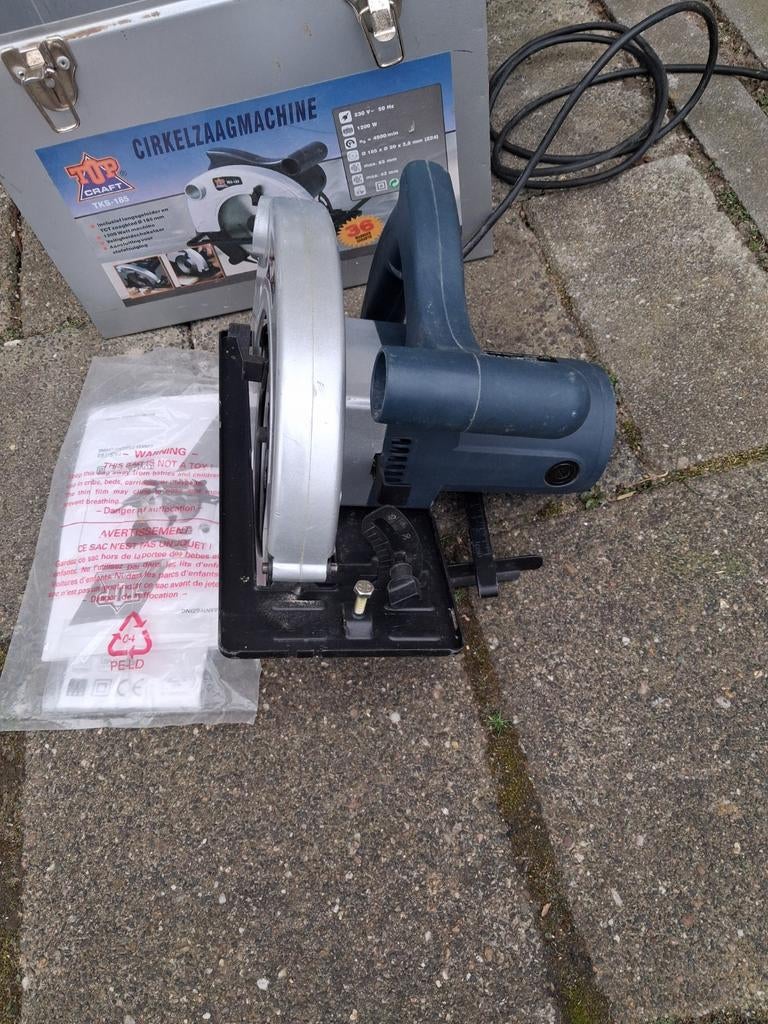 Cirkelzaag 1200Watt, Gebruikt, Cirkelzaag, Ophalen of Verzenden, 30 tot 70 mm