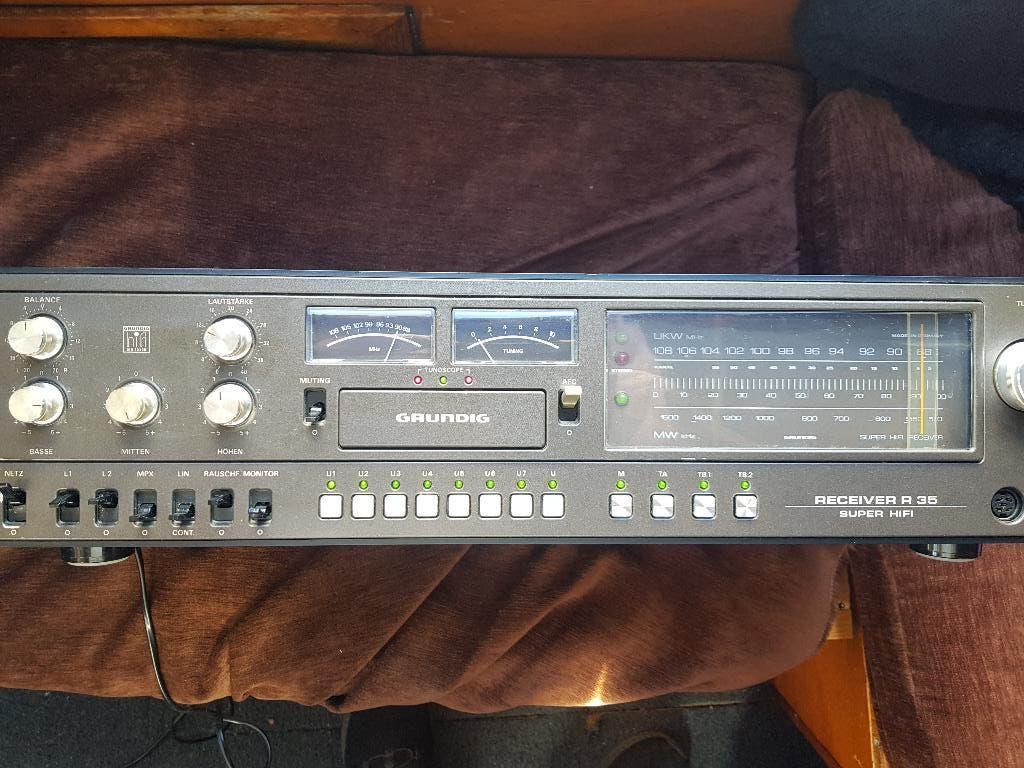 Grundig receiver R35, Audio, Tv en Foto, Versterkers en Receivers, Overige merken, Gebruikt, Ophalen of Verzenden, 120 watt of meer