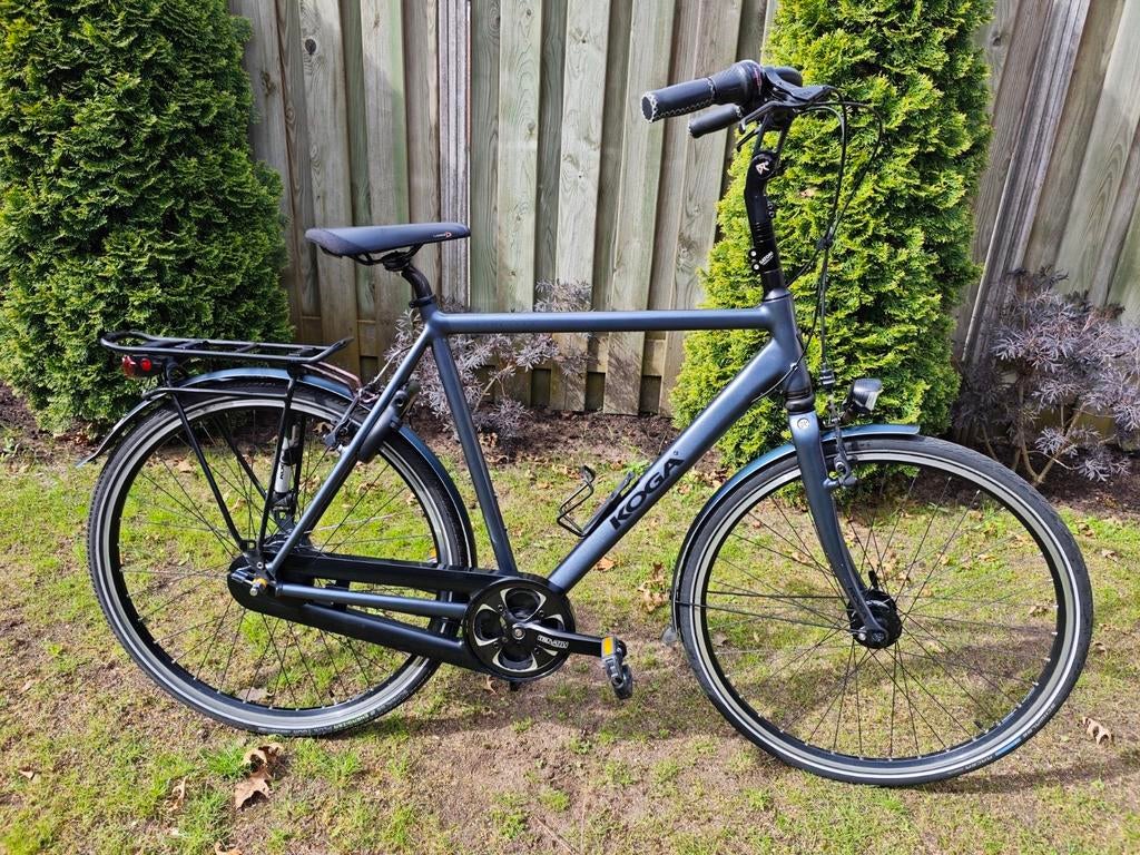 Zeer mooie Koga citylite city lite herenfiets 60cm 8v nexus, Fietsen en Brommers, Fietsen | Heren | Herenfietsen, Velgrem, Versnellingen