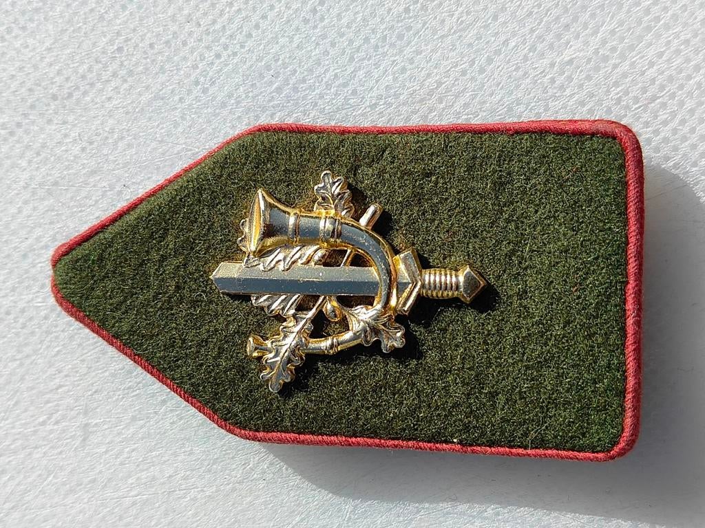 Militair Embleem Landmacht Jagers/Infanterie, Verzamelen, Verzenden, Landmacht, Overige gebieden, Embleem of Badge