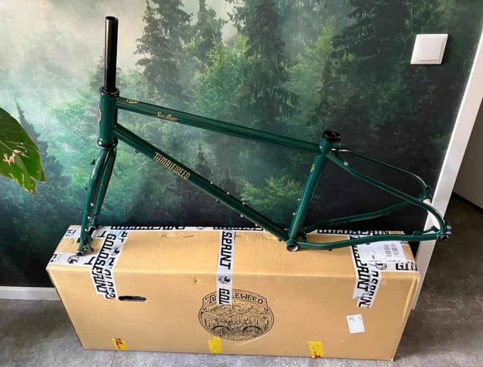 Tumbleweed Sunliner Medium frame frameset 100km oud zgan, Fietsen en Brommers, Fietsen | Mountainbikes en ATB, Ophalen, Zo goed als nieuw