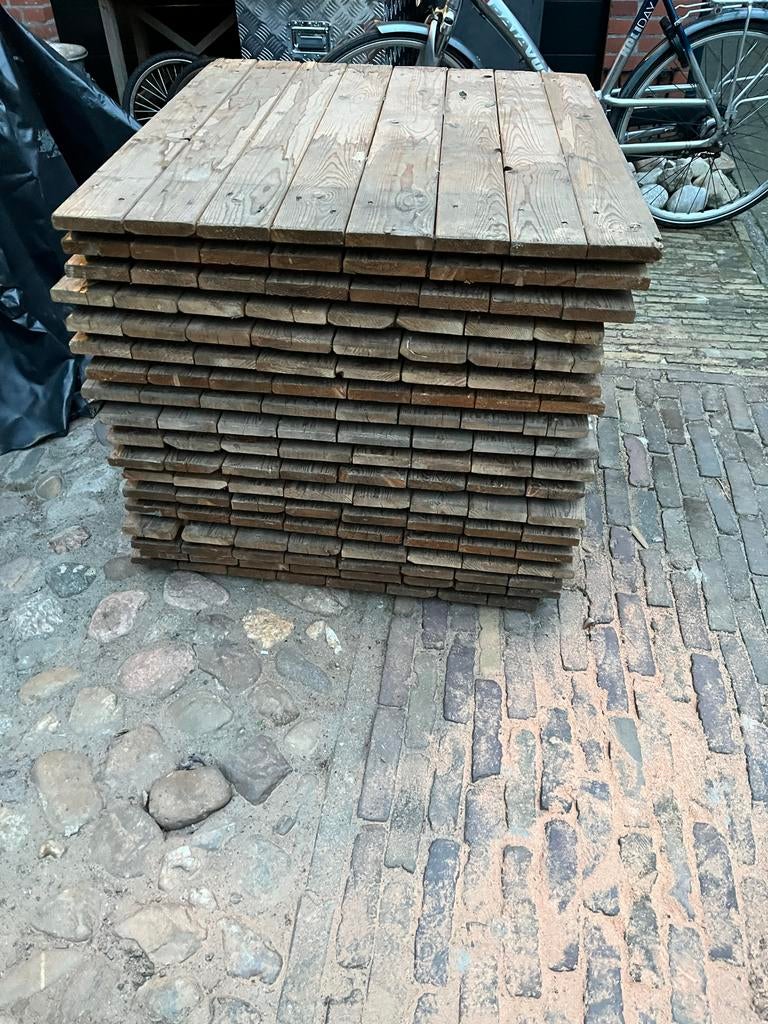 18 Vlonders ca 79,5 cm x 89 cm + nog ander formaat, Ophalen of Verzenden