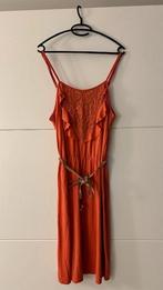 EMOI oranje mouwloze jurk met kant, Kleding | Dames, Jurken, Maat 46/48 (XL) of groter, Oranje, Ophalen of Verzenden, Zo goed als nieuw