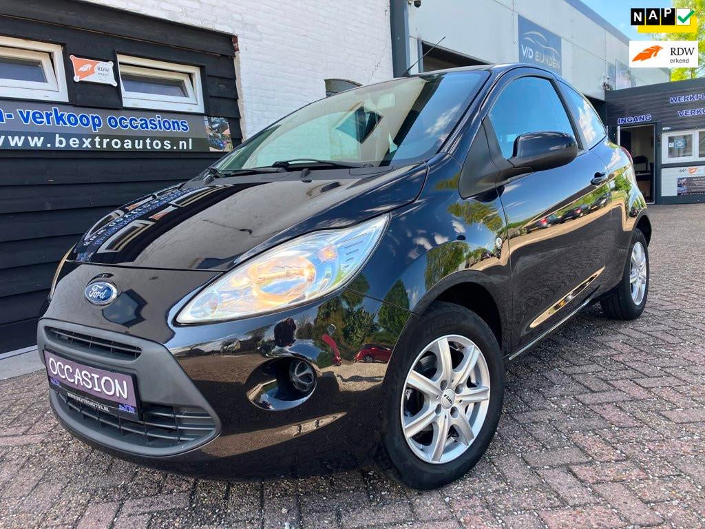 Ford Ka 1.2 Cool&Sound ZEER MOOI weinig KM 2e EIGENARESSE +, Auto's, Ford, Voorwielaandrijving, Stof, Gebruikt, 4 cilinders