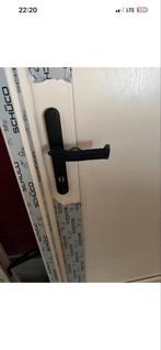 Schüco deurkozijn wit, binnendraaiend, incl. montage, Kunststof, 80 tot 100 cm, Nieuw, Ophalen of Verzenden