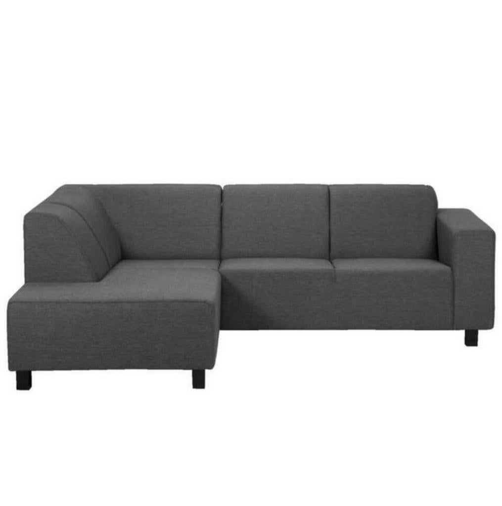 Hoekbank Leenbakker grijs, Huis en Inrichting, Gebruikt, Hoekbank, 75 tot 100 cm, Ophalen of Verzenden