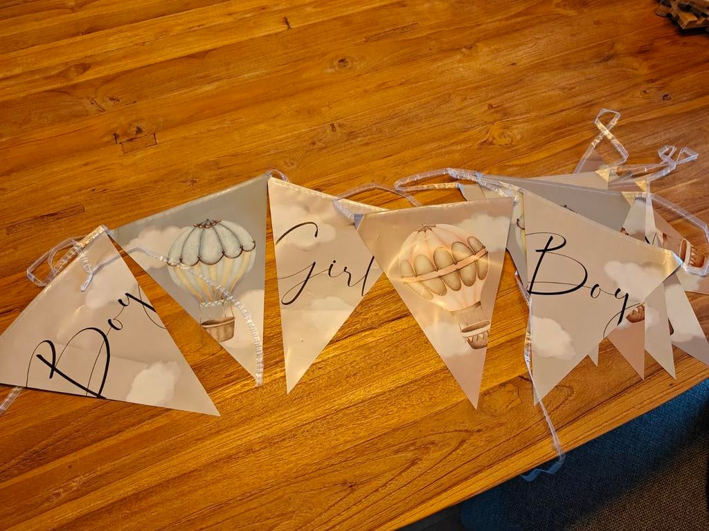 Gender reveal versiering en spelletjes, Hobby en Vrije tijd, Feestartikelen, Ophalen of Verzenden