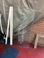 Glazen douche/badscherm 140x75, 100 tot 150 cm, Overige typen, Zo goed als nieuw, 50 tot 100 cm