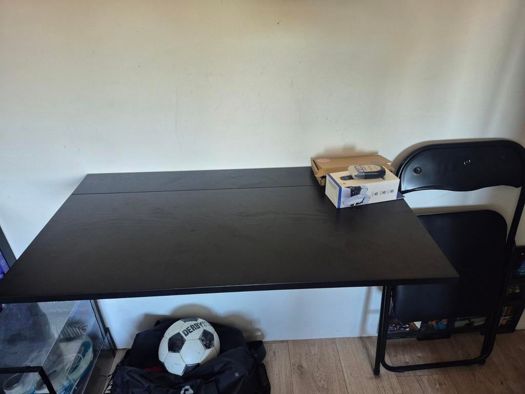 Ikea Opklapbare Wandtafel - Zwart, Ruimtebesparend, Overige houtsoorten, Gebruikt, 50 tot 100 cm, Modern, Scandinavisch, Functioneel