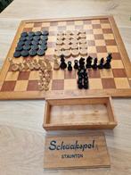 Vintage Schaakspel, Een of twee spelers, Ophalen of Verzenden, Gebruikt