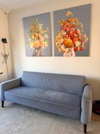 3 zitsbank Loods 5 blauwgrijs, Huis en Inrichting, Ophalen, Gebruikt, Driepersoons, 75 tot 100 cm