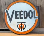 Emaille bord Veedol, Verzamelen, Merken en Reclamevoorwerpen, Ophalen, Reclamebord