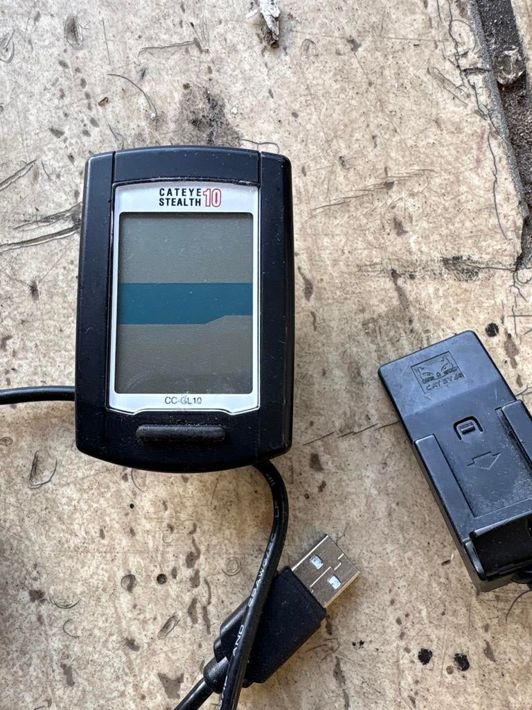 Cateye Stealth 10 Fietscomputer GPS CC-GL10, Ophalen of Verzenden, GPS, Gebruikt