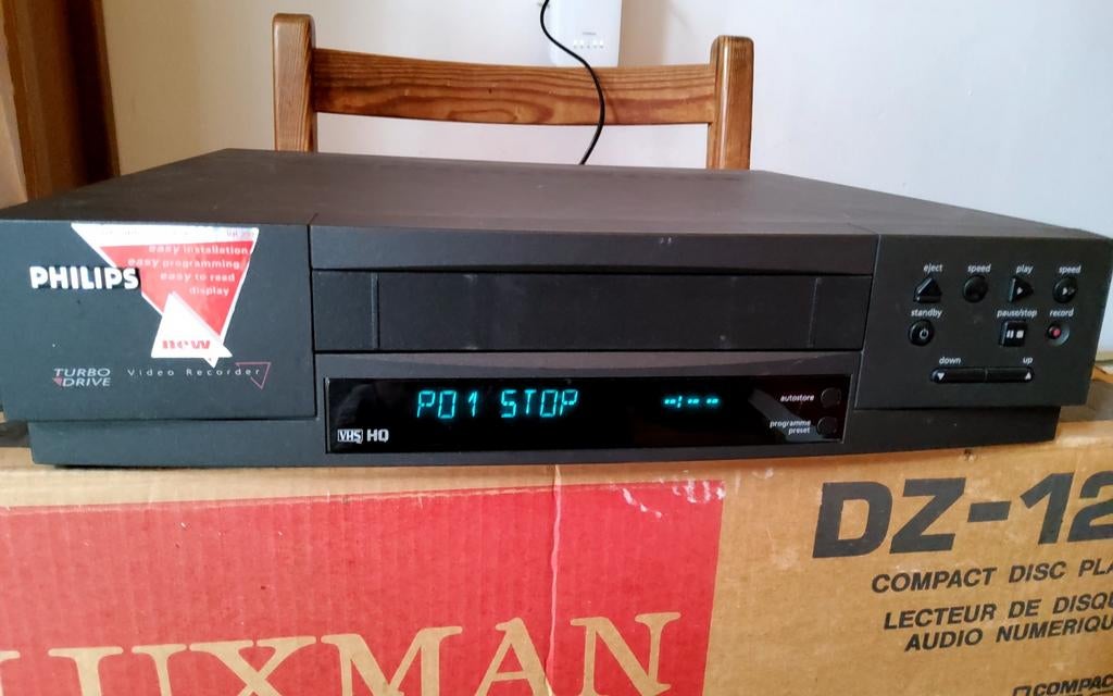 Videorecorder Philips V231 Met banden, Ophalen, Gebruikt