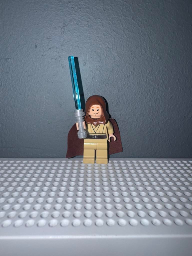 LEGO Star Wars Obi-Wan Kenobi Minifiguur met Lichtzwaard, Ophalen of Verzenden, Zo goed als nieuw, Jongen of Meisje
