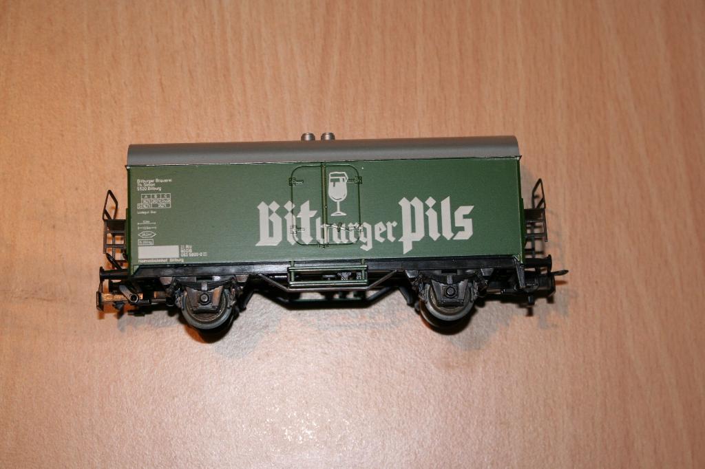 Marklin Bier Bitpils Wagon., Hobby en Vrije tijd, Modeltreinen | H0, Ophalen, Wisselstroom, Wagon, Zo goed als nieuw
