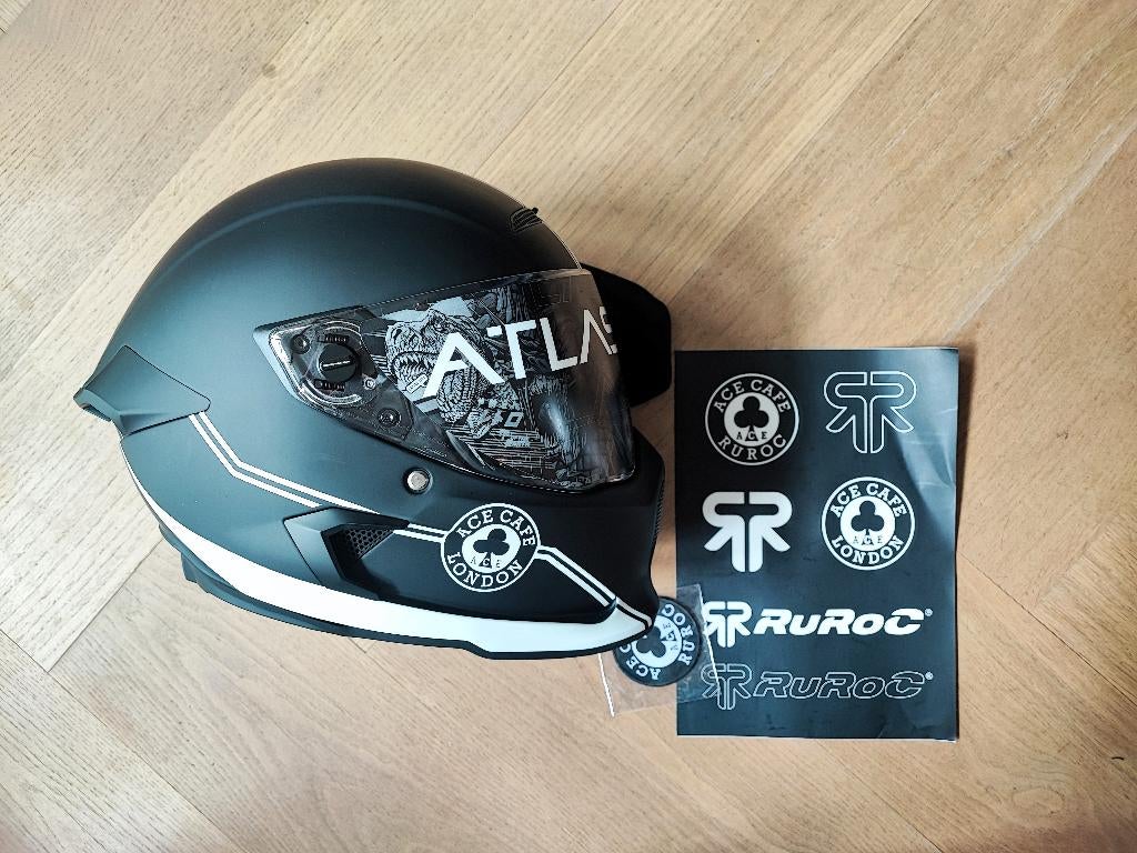 Ruroc Atlas 4.0 Street Ace Cafe SM Small Medium, Motoren, Kleding | Motorhelmen, UK, Nieuw zonder kaartje, S, Ophalen