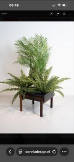 Deense vintage plantenbakken van teak en palissander, Ophalen, Gebruikt, Binnen, 60 tot 100 cm