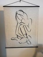 Wandkleed van vrouw, 1.70 mtr lang en 1.35 mtr breed., Ophalen