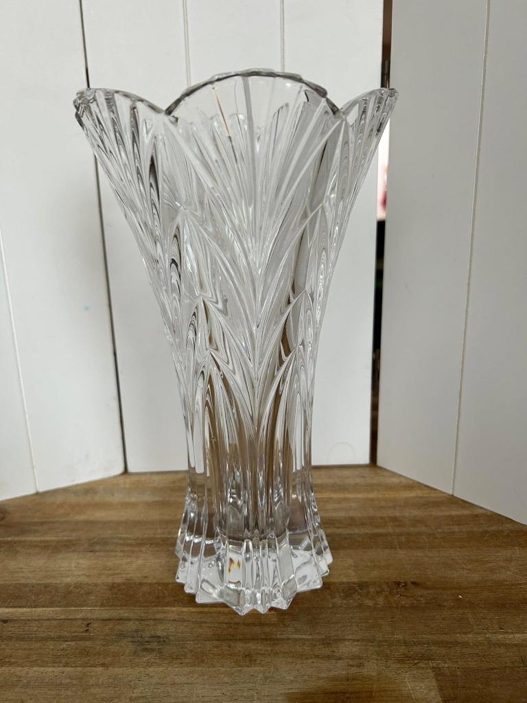 Kristallen vaas, Noritake Bleikristall Germany, 1970s, Ophalen of Verzenden