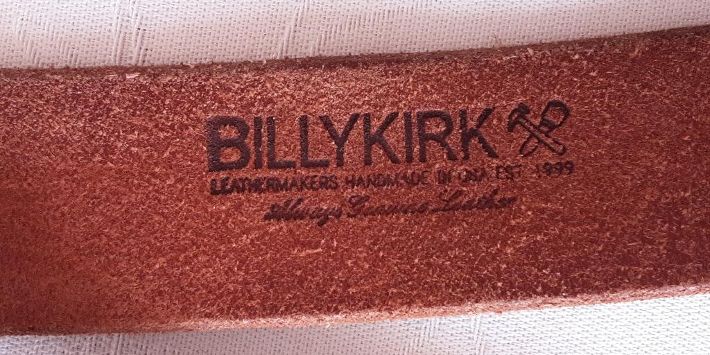 Leren riem merk Billy Kirk, Kleding | Heren, Riemen en Ceinturen, Bruin, Verzenden, Echt leder, Nieuw