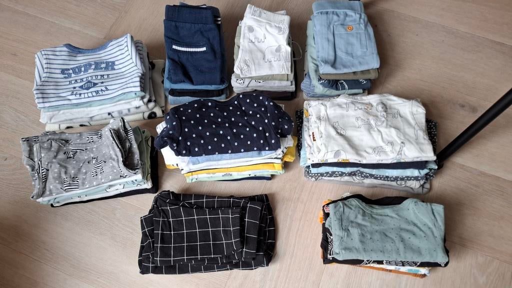 Jongens babykleding maat 50 en 56, 53 stuks, Ophalen of Verzenden, Zo goed als nieuw, Jongetje, Overige typen
