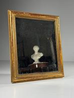 Franse Spiegel 19e eeuw, Antiek en Kunst, Antiek | Spiegels, Ophalen of Verzenden, Rechthoekig, Minder dan 50 cm