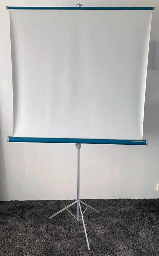 (dia) projectiescherm met statief, Audio, Tv en Foto, Projectieschermen, Ophalen, Handmatig, Gebruikt