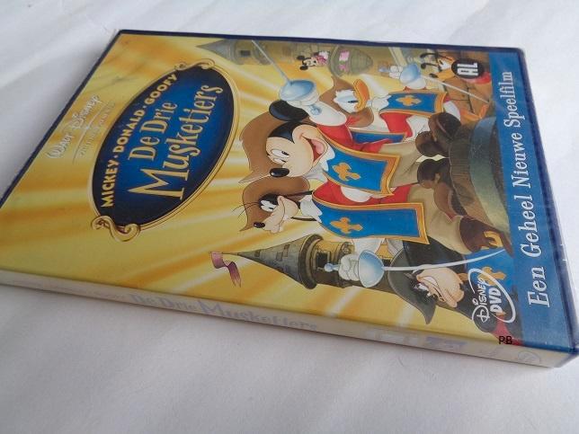 Walt Disney De Drie Musketiers (Mickey, Goofy, Donald), Cd's en Dvd's, Dvd's | Tekenfilms en Animatie, Zo goed als nieuw, Amerikaans